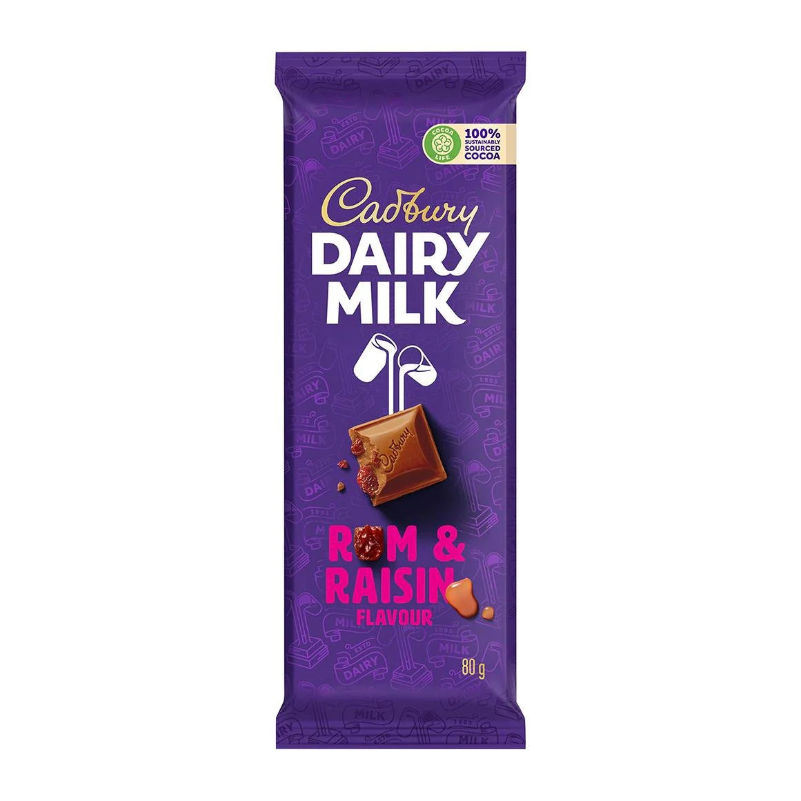 Cadbury Rum & Raisin 80g South Africa