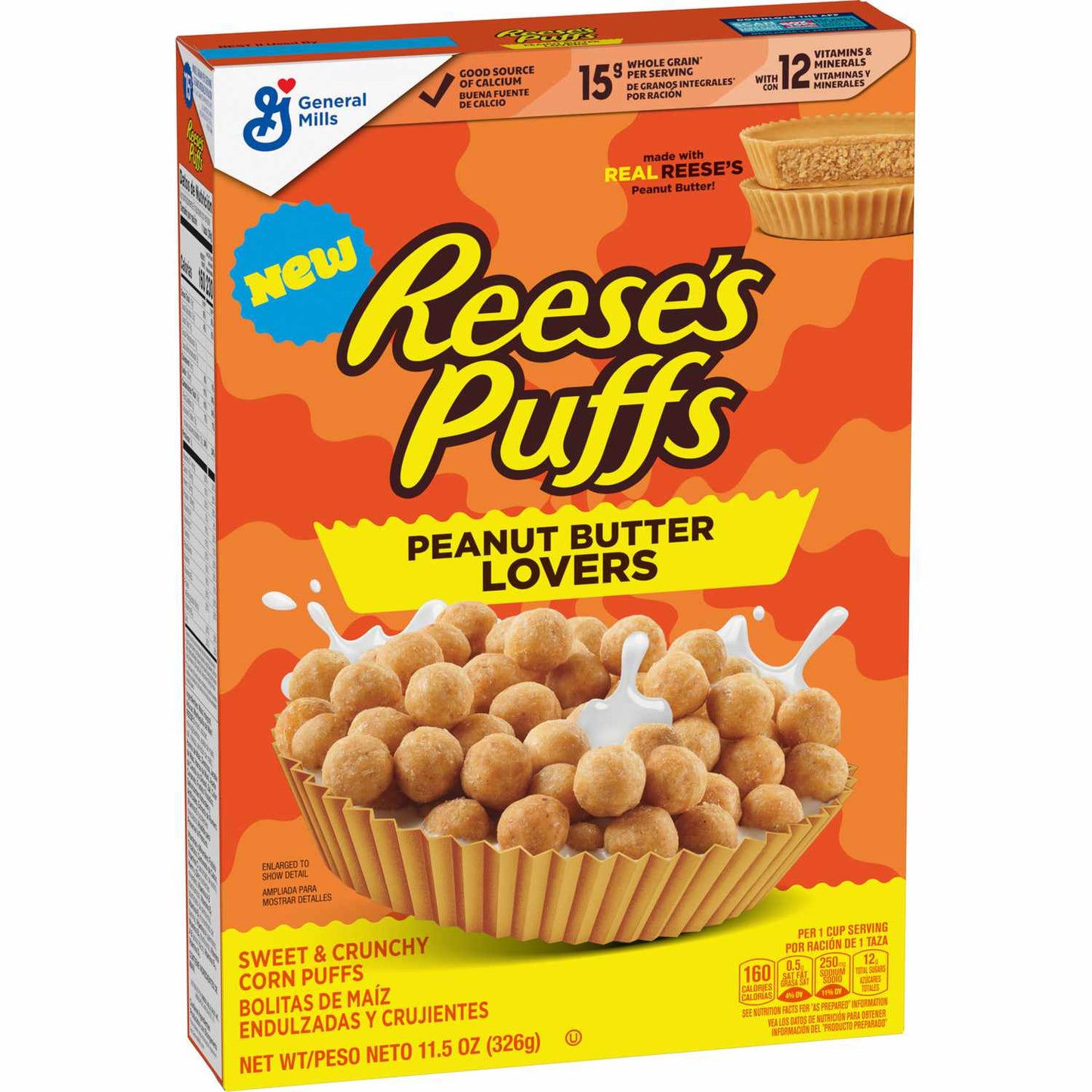 Reese's Puffs Peanut Butter Lovers Cereal 326g