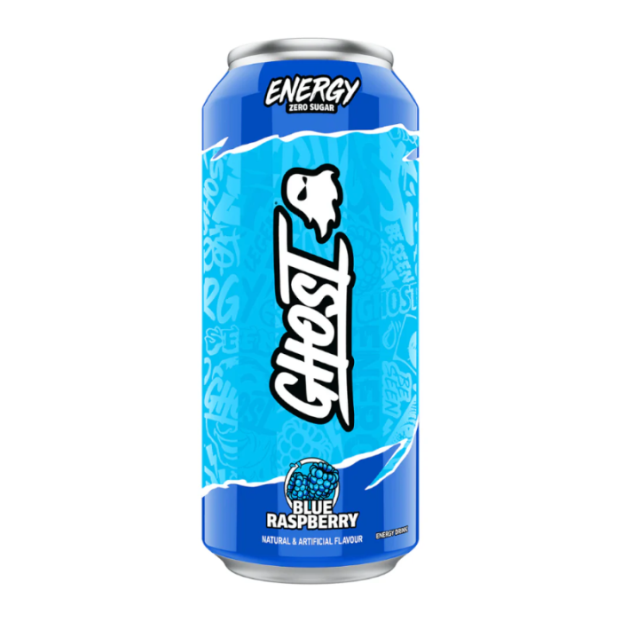Ghost Blue Raspberry Zero Sugar 473ml