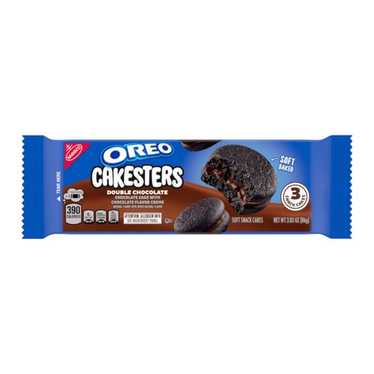 Oreo Double Chocolate Cakesters 96g