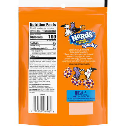Nerds Halloween Spooky Gummy Clusters 226g