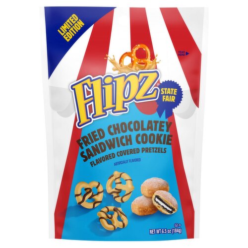 Flipz State Fair Fried Chocolatey Sandwich Cookie Pretzels 180g