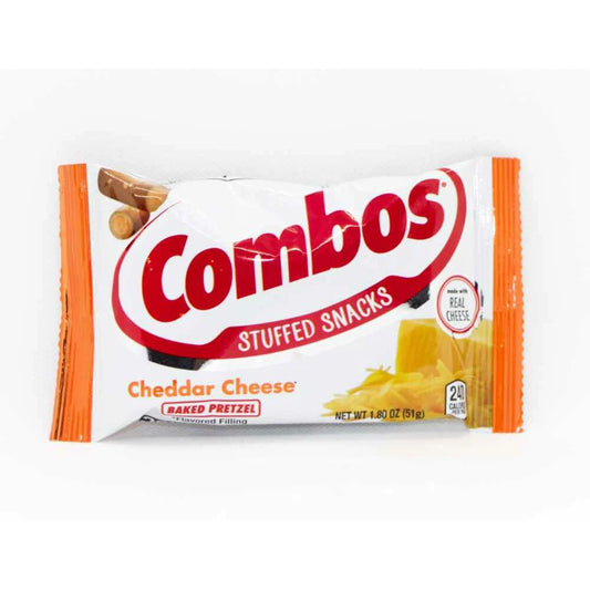 Combos Cheddar Cheese Baked Pretzel Stuffed Snacks 1.75oz