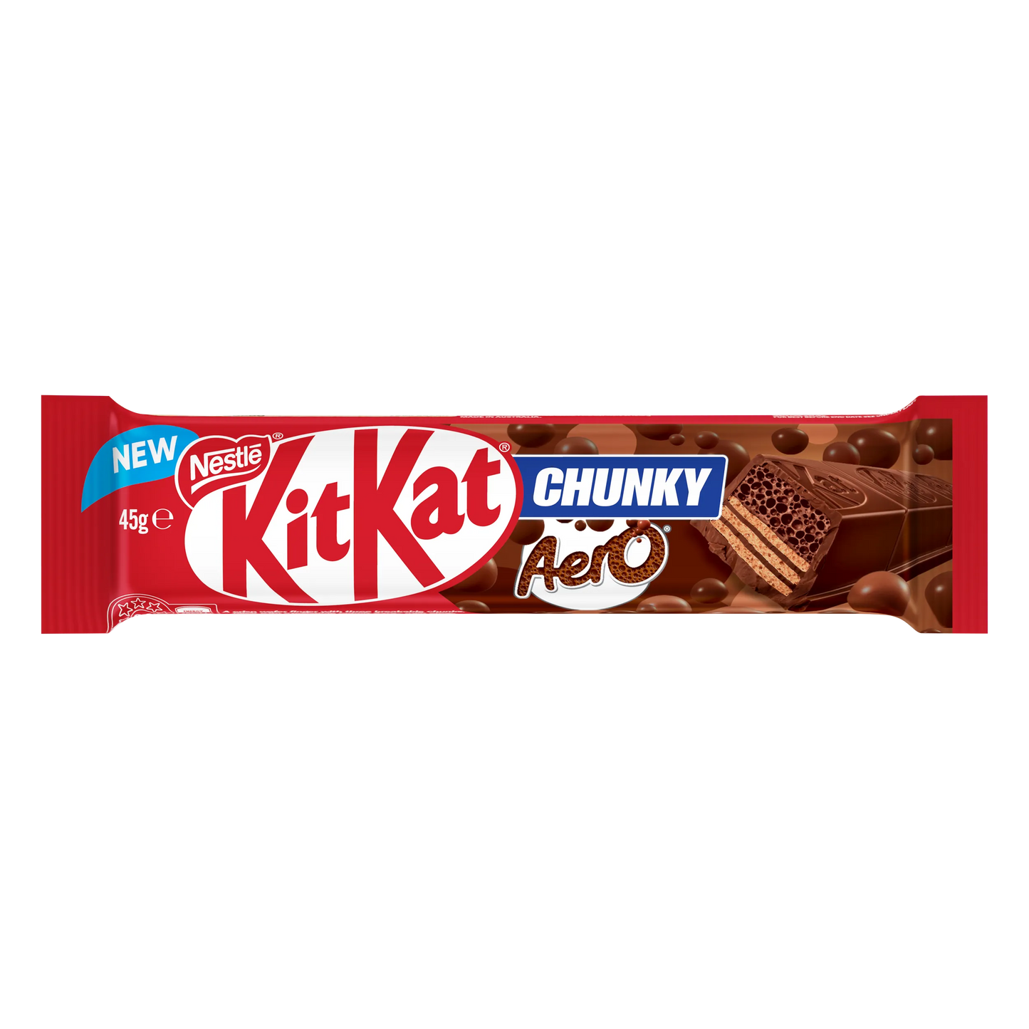 KITKAT AERO MILK CHUNKY 45G Australia