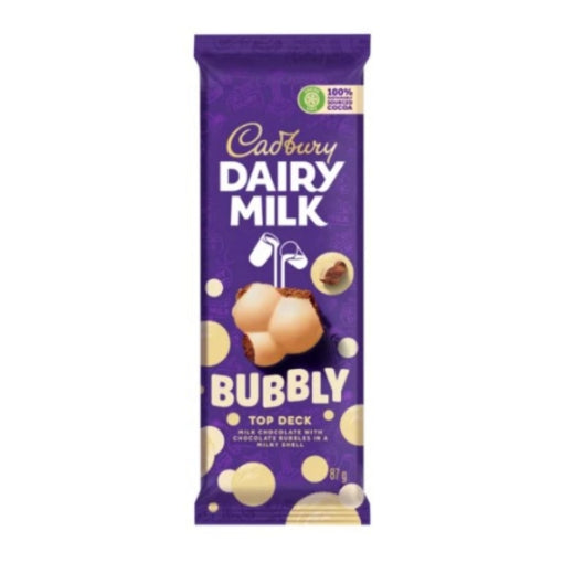 CADBURY DAIRY MILK BUBBLY TOP DECK 160g Australia
