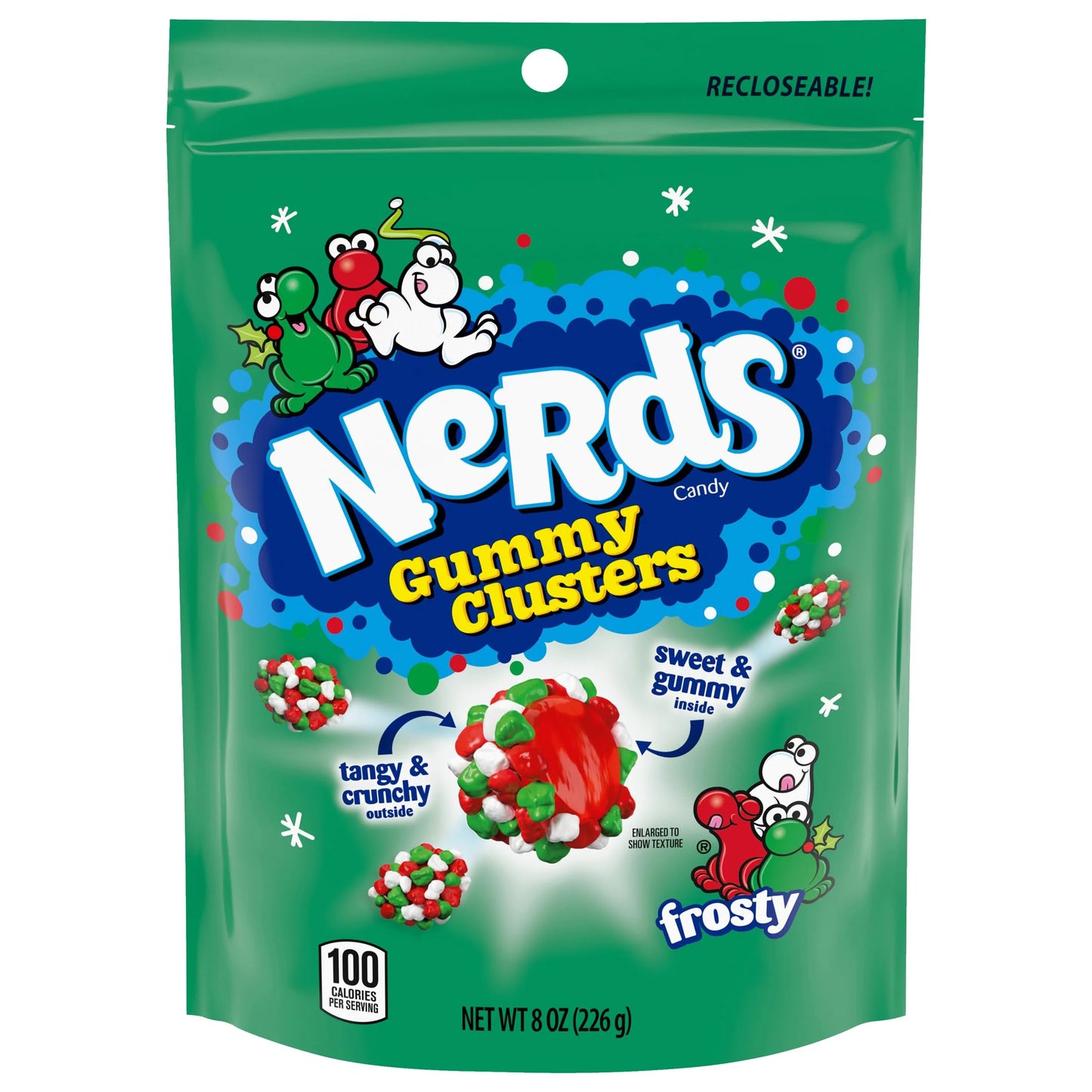 Nerds Holiday Frosty Gummy Clusters 226g