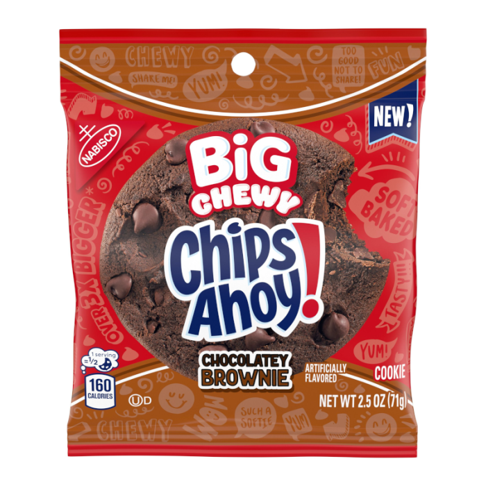 Chips Ahoy! BiG Chewy Brownies Cookies 71g
