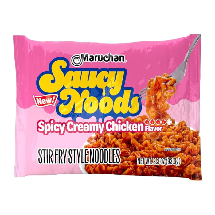 MARUCHAN SAUCY NOODS SPICY CREAMY CHICKEN