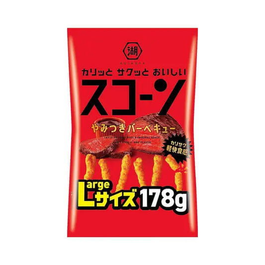 Koikeya Scorn Juicy Beef &
BBQ Corn Snacks 178g Japan