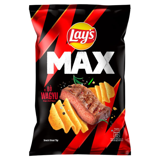 LAYS MAX WAGYU BEEF FLAVOUR 42G Vietnam