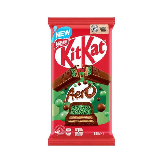 KitKat Aero Mint Block 155g Australia