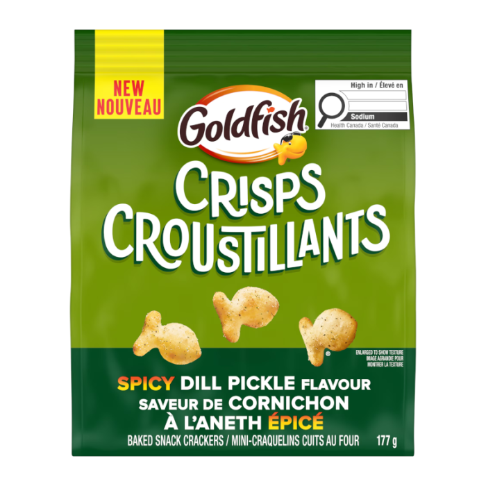 Goldfish Crisps Spicy Dill Pickle 180g