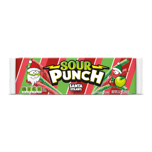 Sour Punch Santa Straws 91g