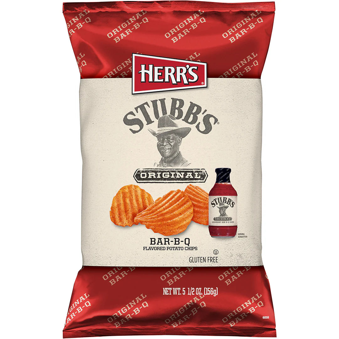 Herr's Stubb's Original Bar-B-Q Potato Chips 156g