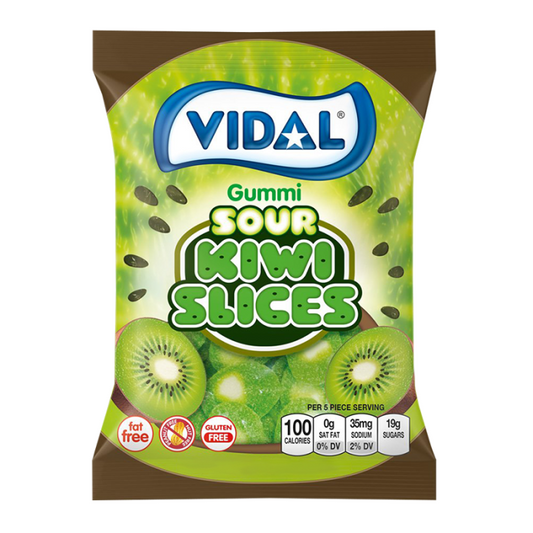 Vidal Sour Kiwi Slices 100g