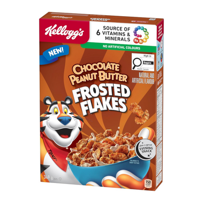Frosted Flakes Chocolate Peanut Butter Cereal 349g