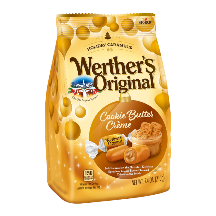 Werther's Original Cookie Butter Creme Soft Caramels 218g
