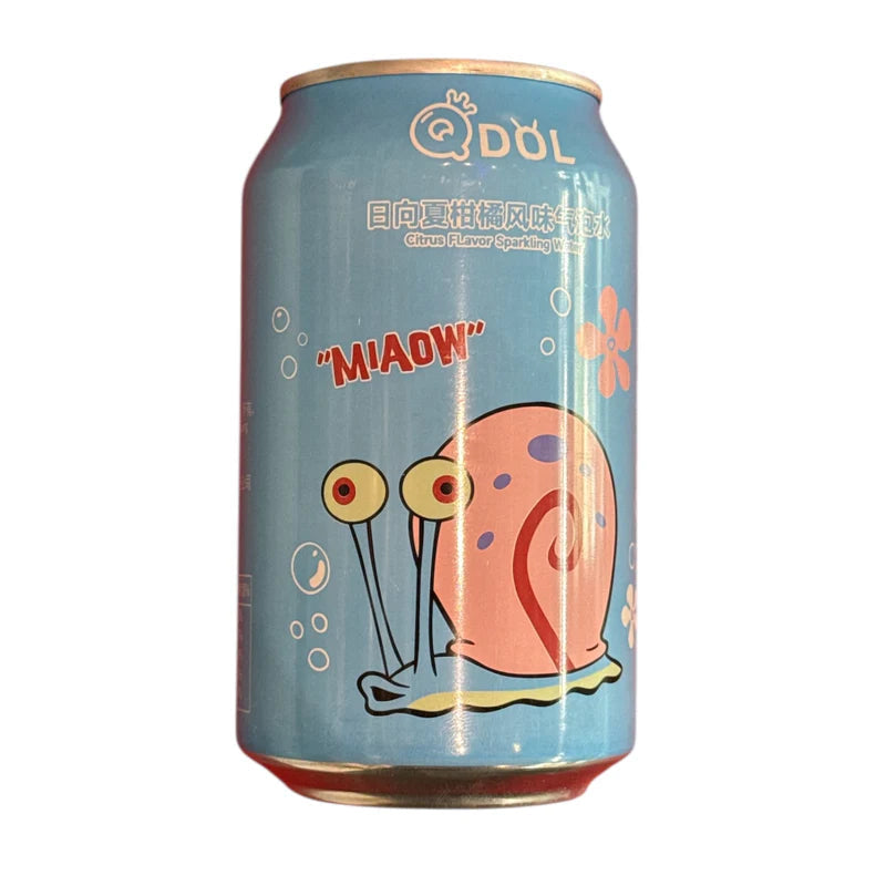 QDOL Spongebob Citrus Flavor Soda (Gary) 330ml