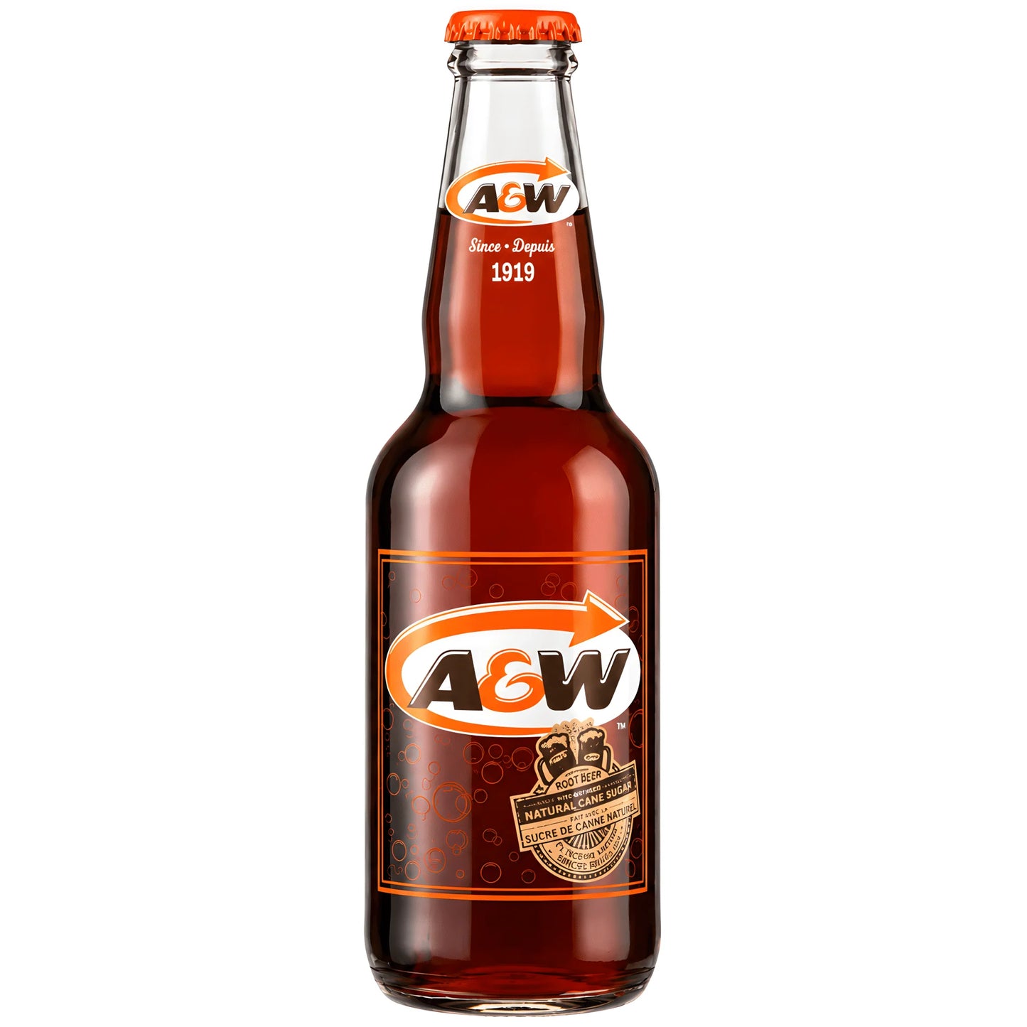 A&W Root Beer (Glass Bottle) 341ml