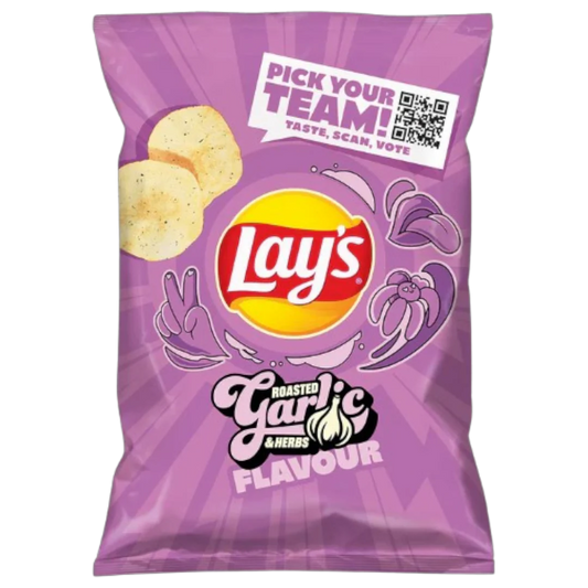 Lays Roasted Garlic & Herbs 130g Europe