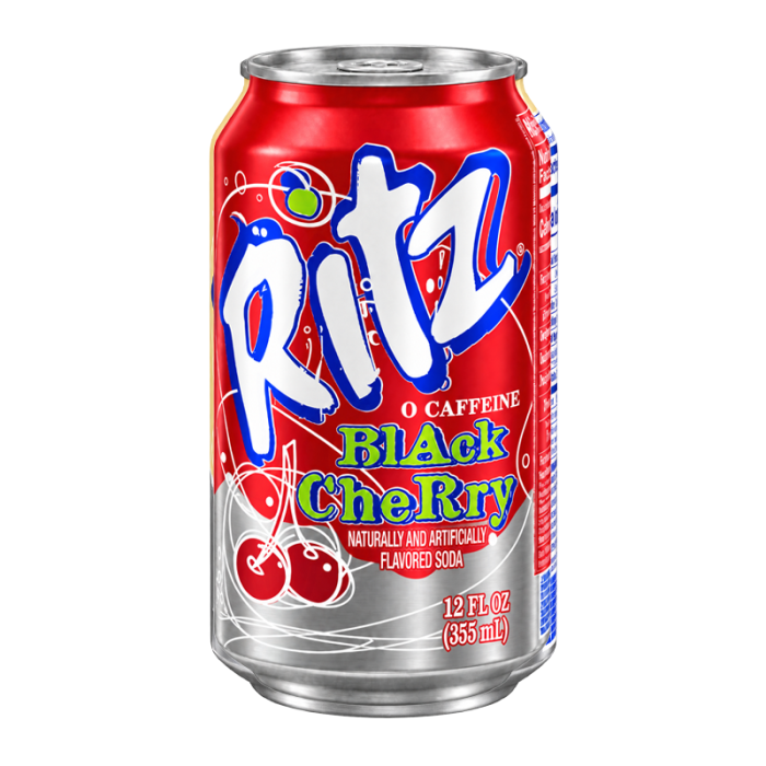 Ritz Black Cherry Soda 355ml