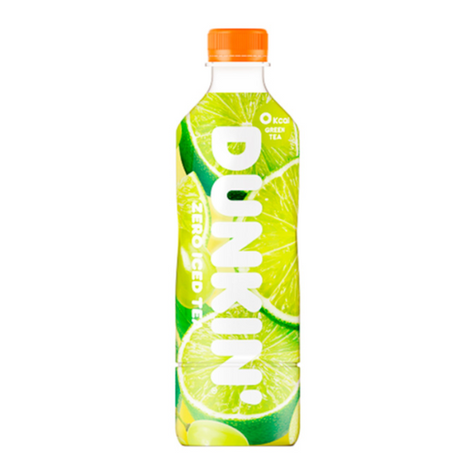 DUNKIN Zero Sugar Iced Tea Shine & Lime 500ml