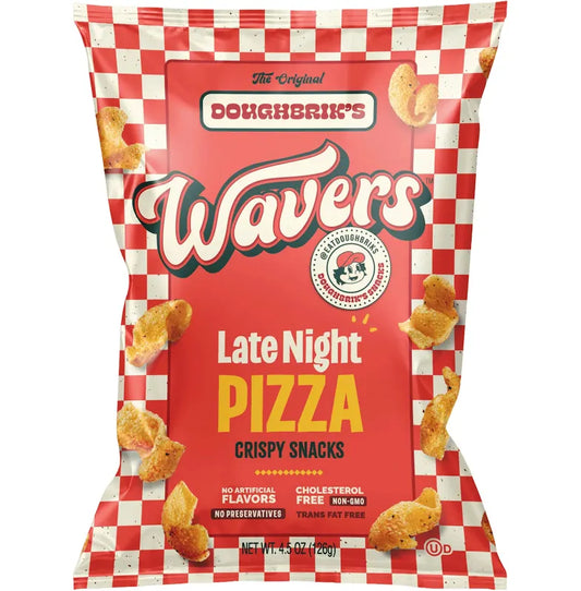 Doughbrik's Wavers Pizza Crispy Snacks 126g