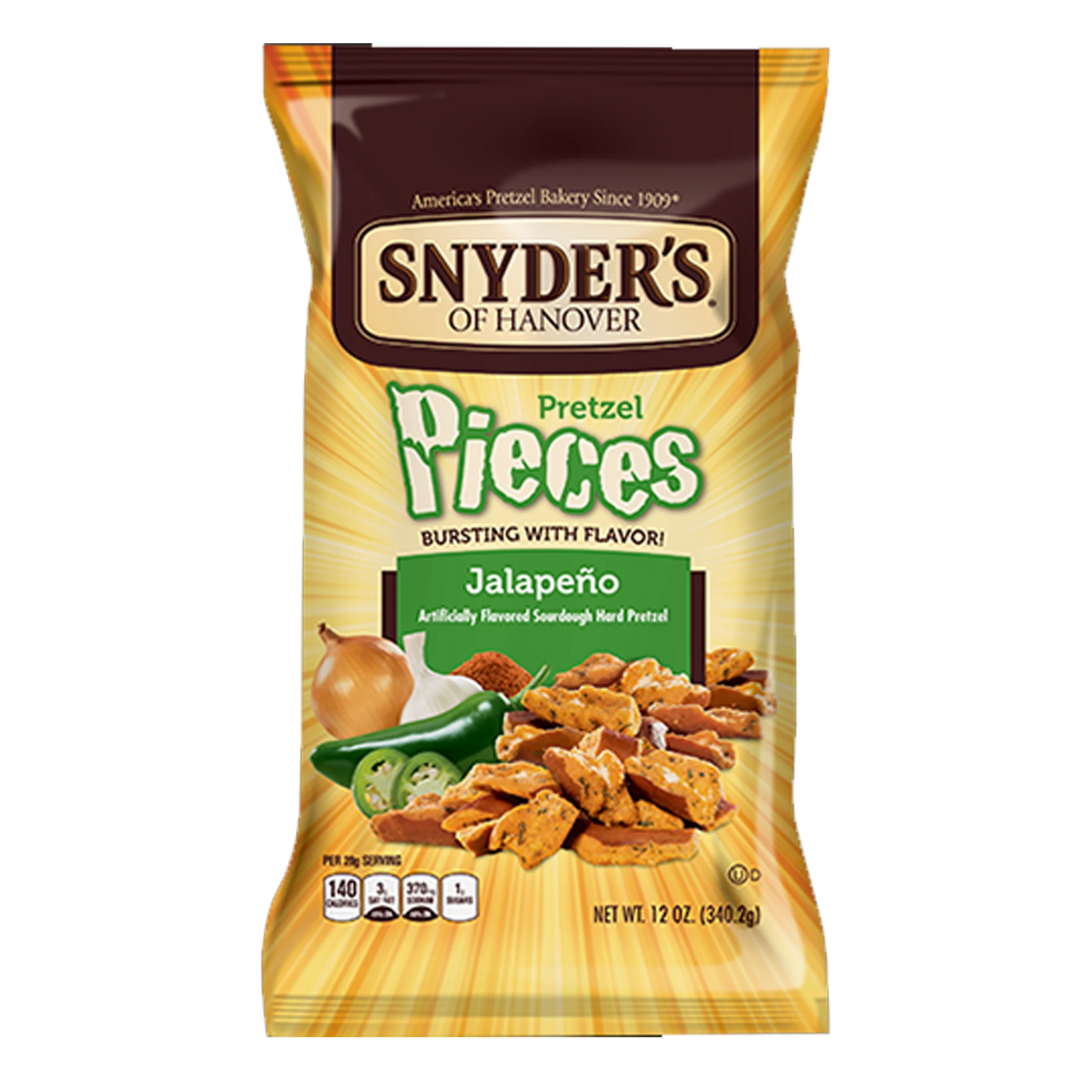 Snyder's Pretzel Pieces Jalapeno 318g