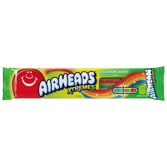 Airheads Xtremes Rainbow Berry Sour Belts 57g