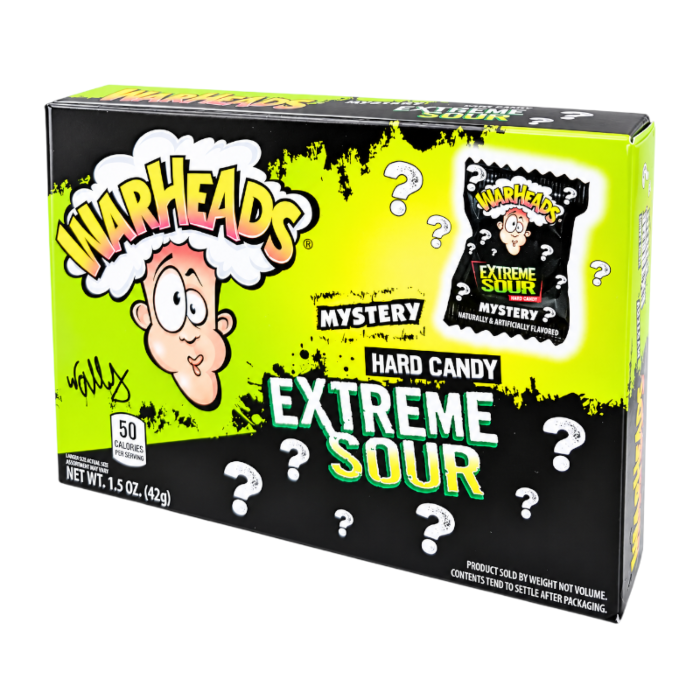 Warheads Mystery Hard Candy Theater Box 43g