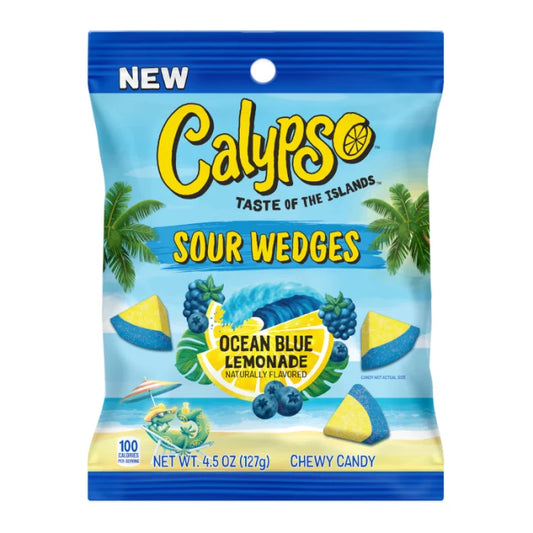 Calypso Sour Wedges Ocean Blue 127g