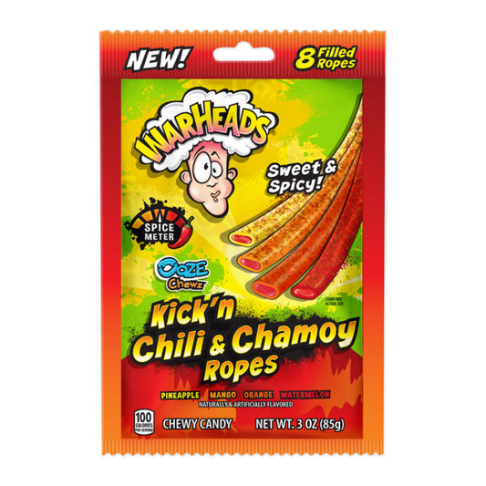 Warheads Kick'n Chili & Chamoy Ropes 85g