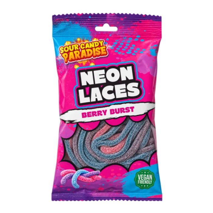 Sour Candy Paradise Neon Laces Berry Burst 130g