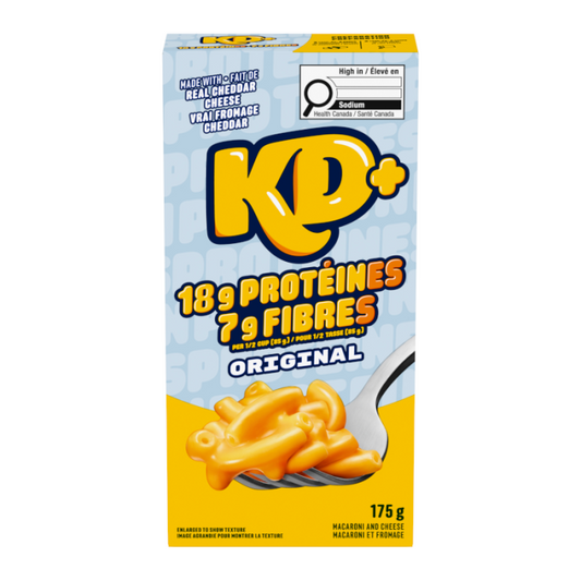 Kraft Dinner Protein Plus Original Cheddar Macaroni & Cheese 175g