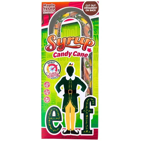 Elf Maple Syrup Giant Candy Cane 49g