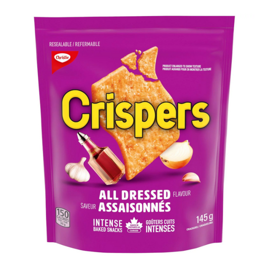 Crispers All Dressed Crackers 145g