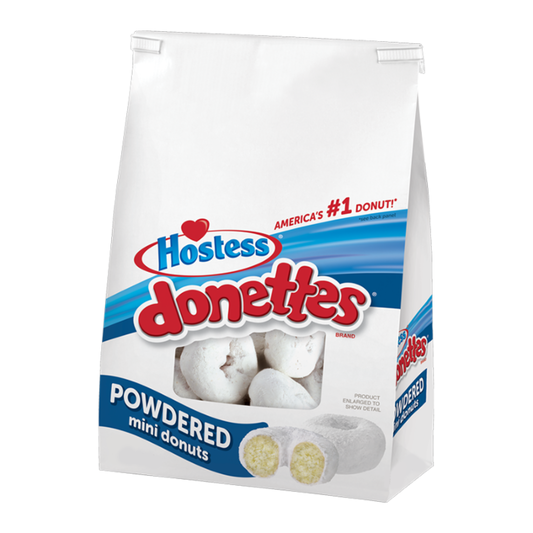 Hostess Powdered Sugar Mini Donettes 298g BAG