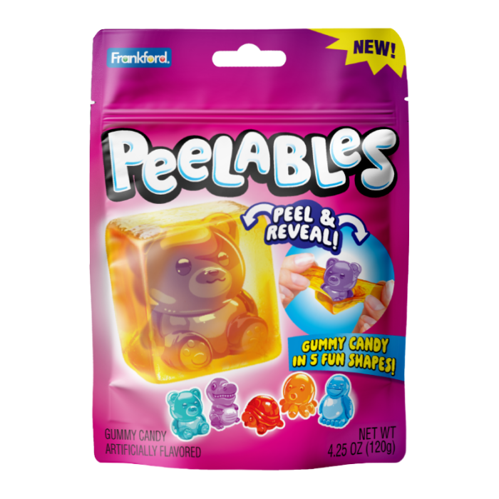 Frankford Peelables Assorted Animals Gummy Bag