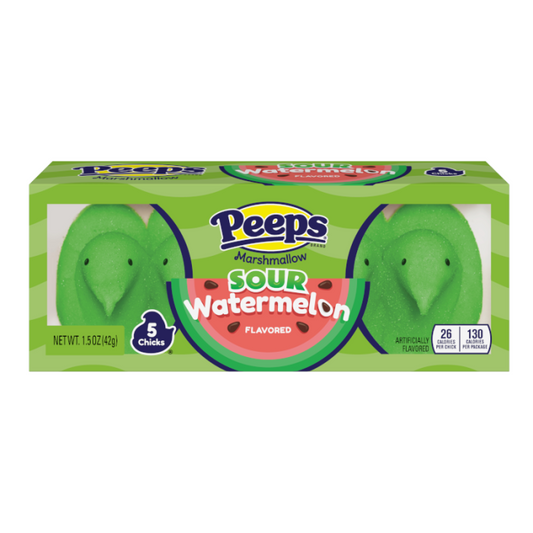 Peeps Sour Watermelon Chicks 5PK 42g
