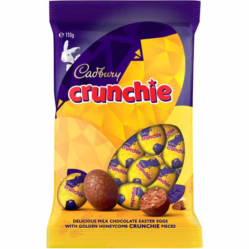 Cadbury Dairy Milk Crunchie Eggs 110g Australia