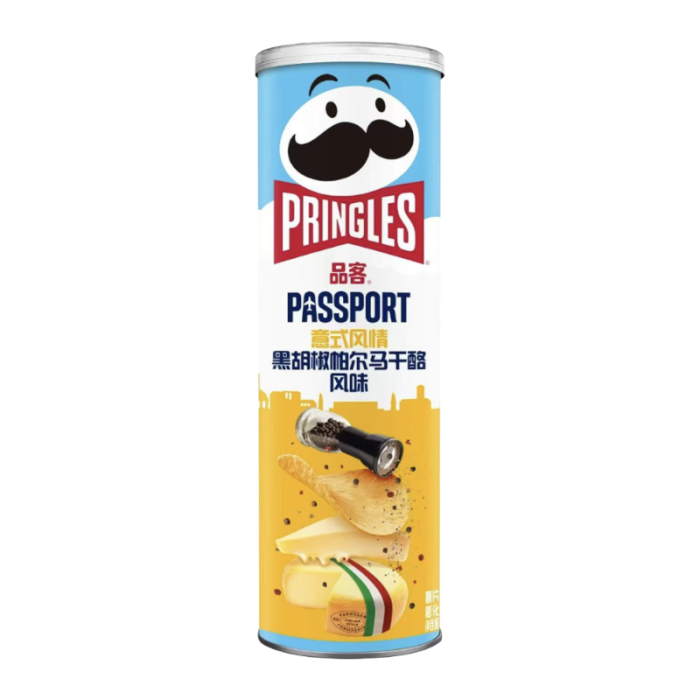 Pringles Black Pepper Parmesan Cheese 110g China