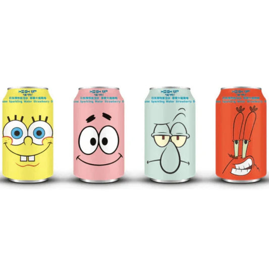Sponge Bob Ramune Strawberry Daifuku 330ml