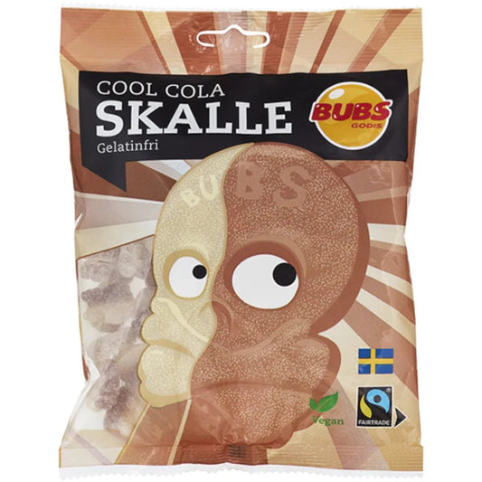 Bubs Cool Cola Mini Skulls 90g Sweden