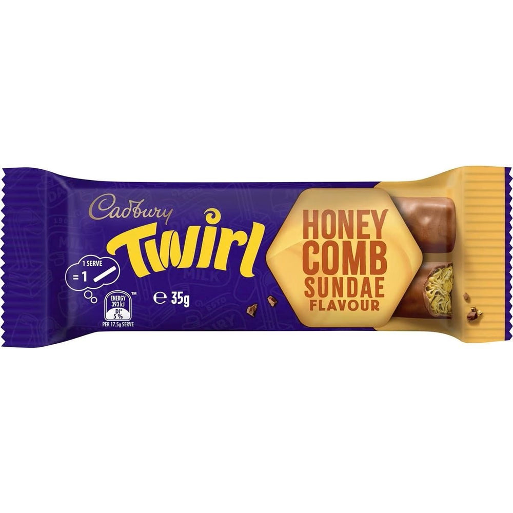 Cadbury Twirl Honeycomb Sundae 34g Australia