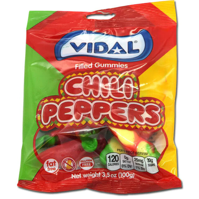 Vidal Spicy Chili Peppers 90g