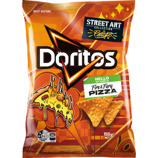 Doritos Fire Fury Pizza 150g Australia