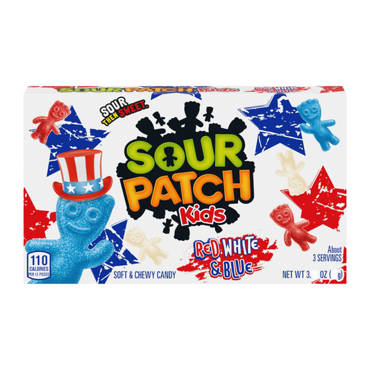 Sour Patch Kids Red White & Blue Box