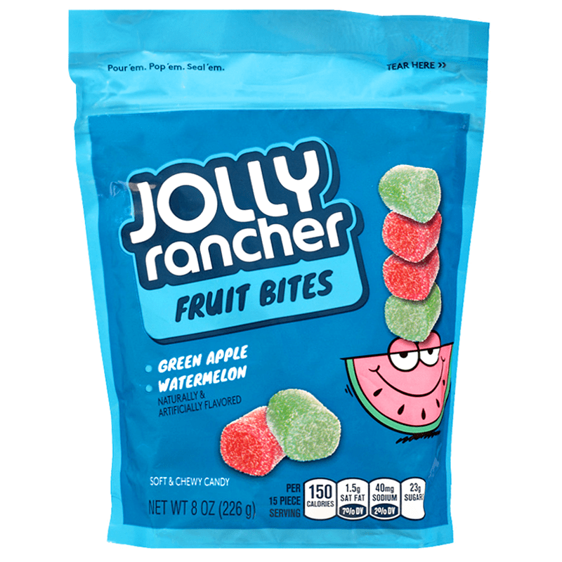 Jolly Rancher Fruit Bites Resealable Pouch 226g