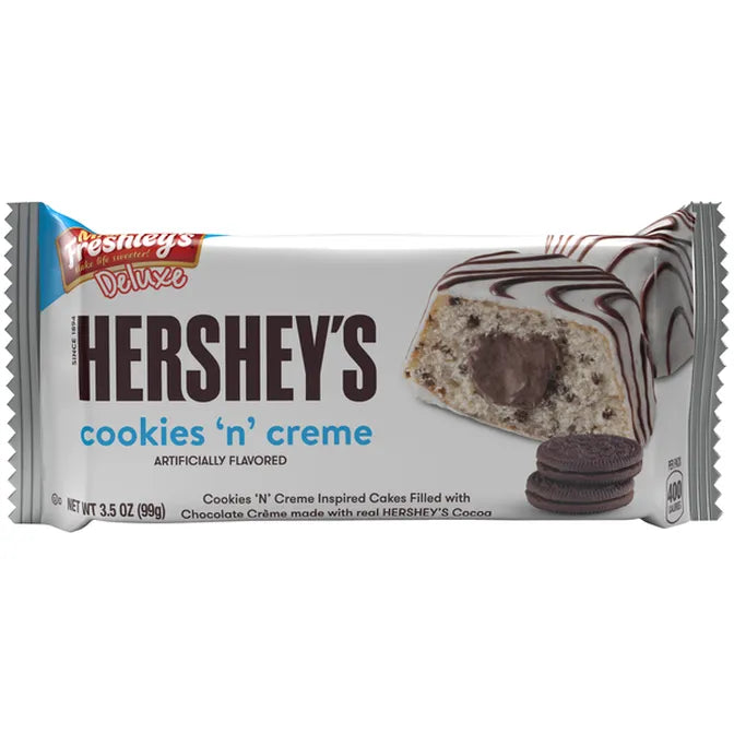 Mrs. Freshley's Deluxe Hershey's Cookies 'N' Creme Cakes 99g