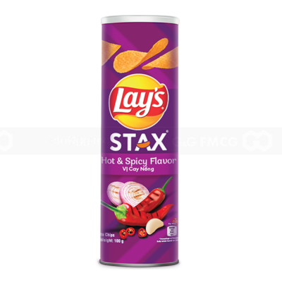 Lay's Stax Hot & Spicy 100G Thailand